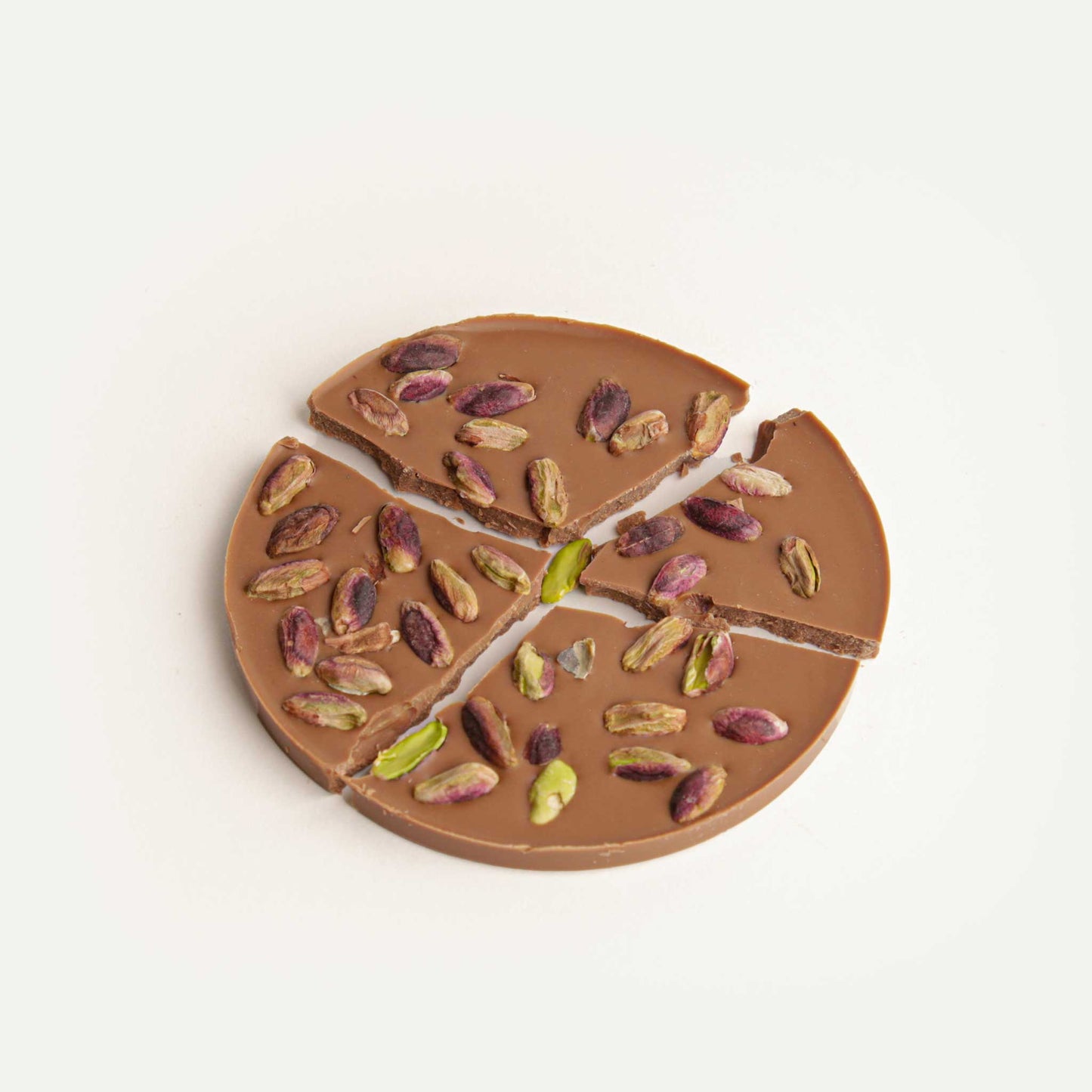 Tortina Cioccolato al Latte con Pistacchi di Bronte