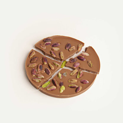 Tortina Cioccolato al Latte con Pistacchi di Bronte